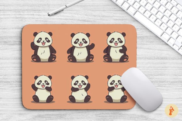 Download Mouse Pad Adorable Panda Poses - Adorable panda Collection