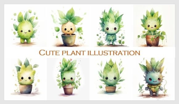 Download Cute Plant Illustration - Plant illustration Collection