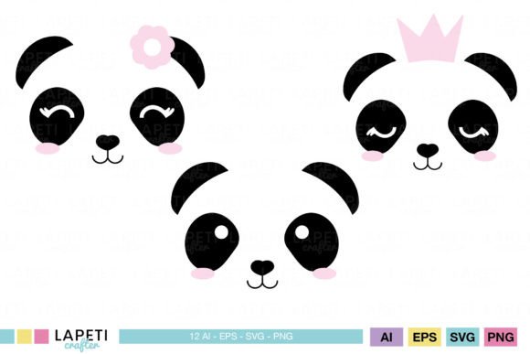 Download Adorable Panda SVG | Cute Panda Face - Adorable panda Collection