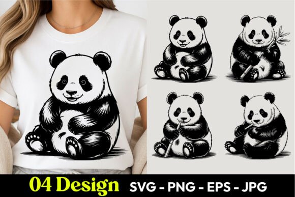 Download Adorable Panda SVG PNG - Premium Resources