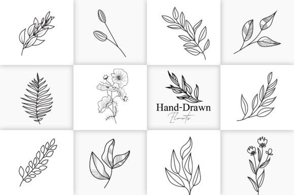 Download Botanical Leaves Bundles Kit Pack - Bundles Collection