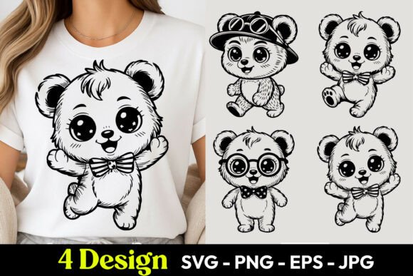Download Adorable Panda Baby SVG PNG - Premium Bundle
