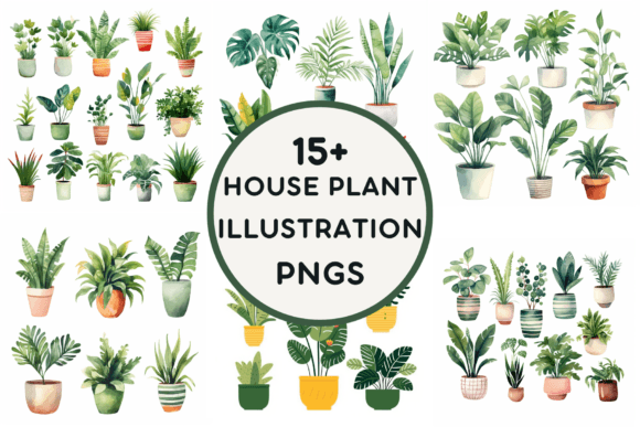 Download 15+ House Plant Illustration PNGS - Plant illustration Collection