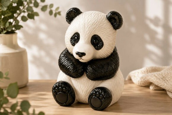 Download Adorable Panda Hug 3D Model - Adorable panda Collection